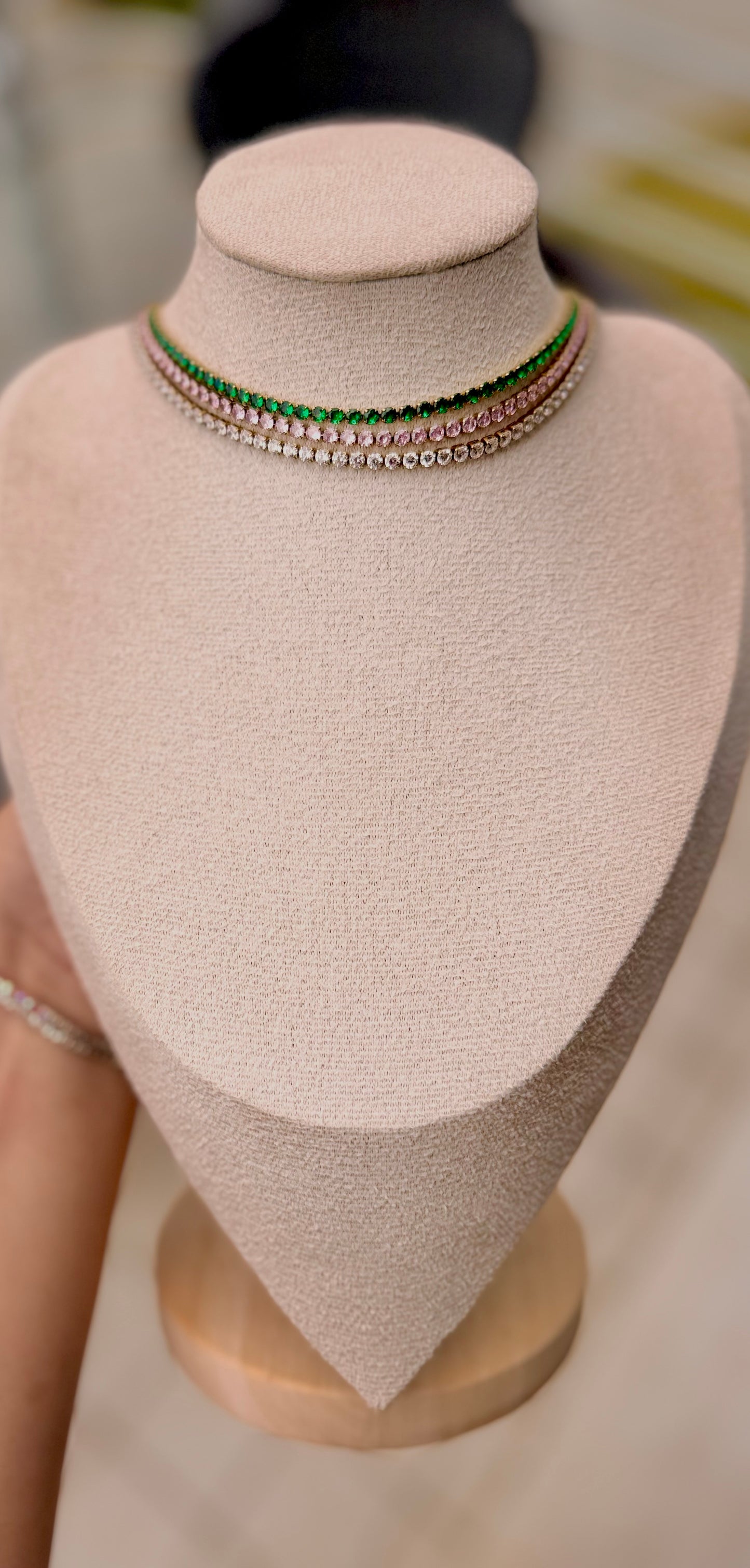 Collana rosé elegance