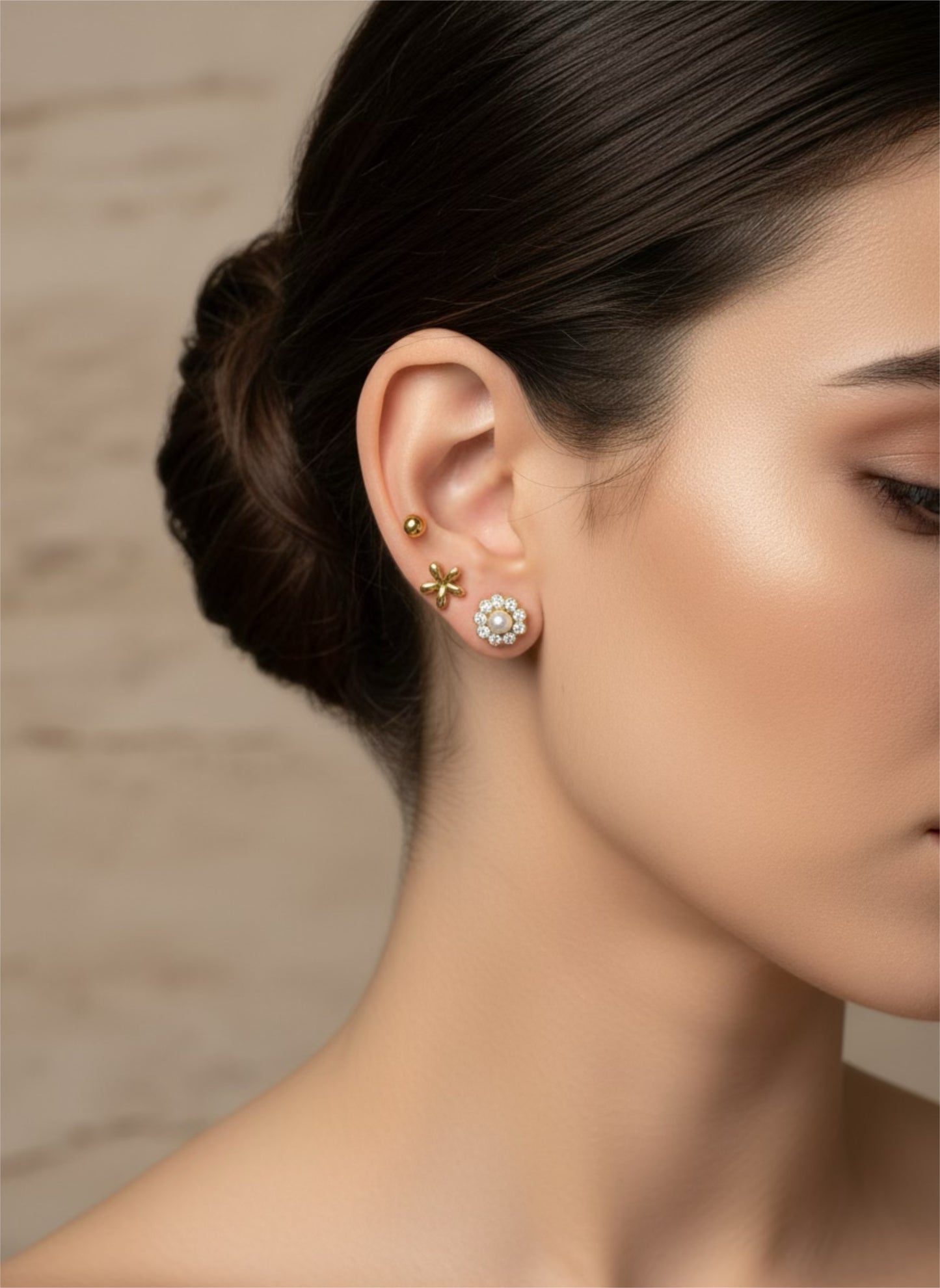 Set di orecchini “Fiore di Perla”